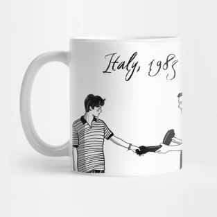 Italy 1983, Call me by your name, Hand shaking Mug